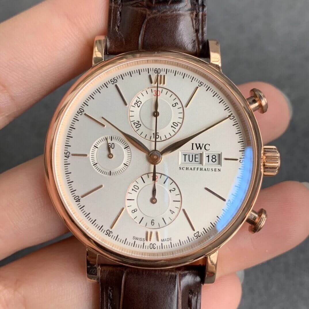 0-51-1 Replica IWC Portofino IW391020 ZF Factory Brown Strap - Image 1