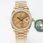 Replica Rolex Day Date M128348RBR-0008 EW Factory Gold Case