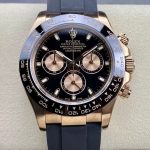 Replica Rolex Cosmograph Daytona M116515LN-0017 Clean Factory Black Rubber Strap