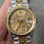 Replica Rolex Datejust M126233-0039 36MM VS Factory Stainless Steel Silver Strap