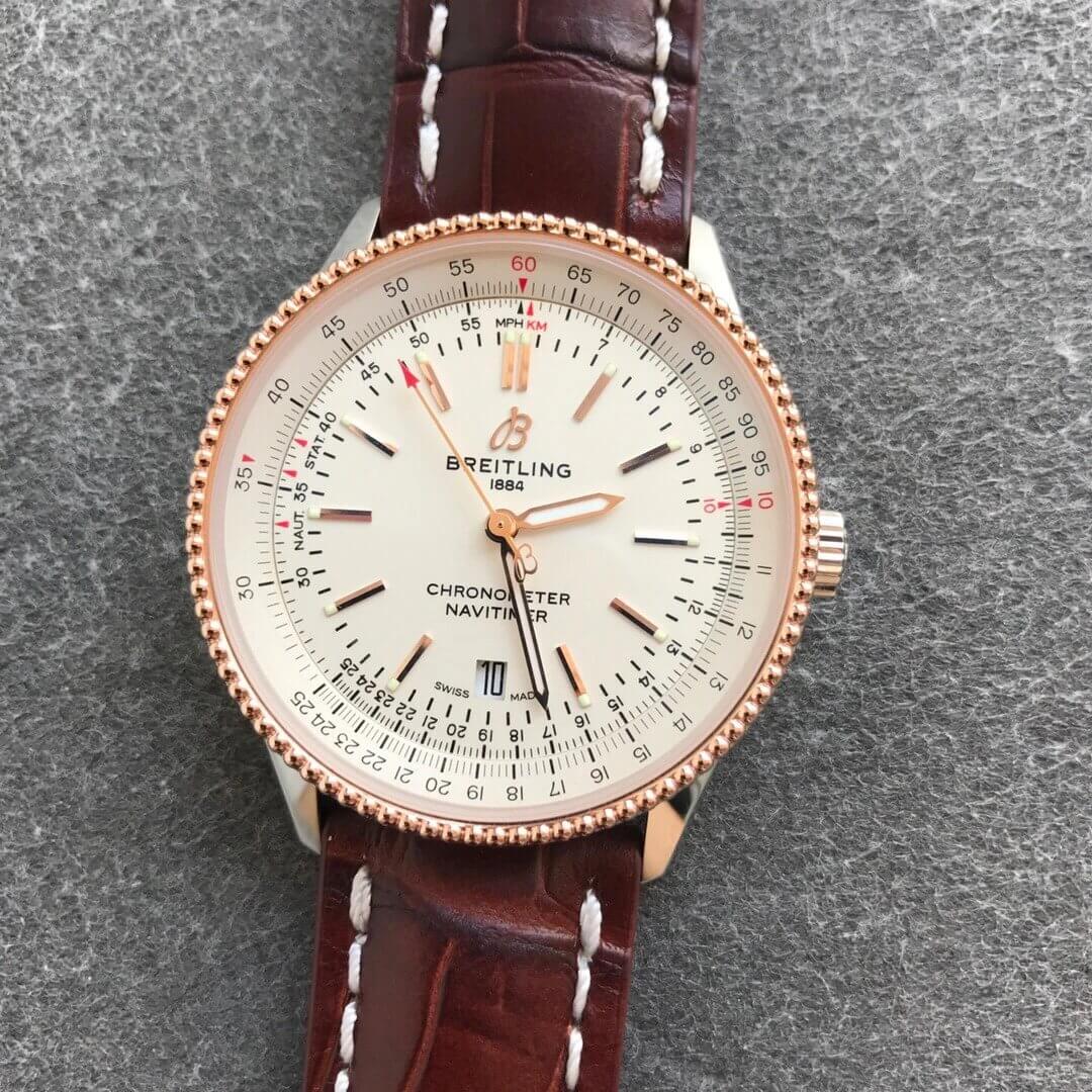 0-548 Replica Breitling Navitimer 1 U17326211G1P2 V7 Factory Brown Strap - Image 1