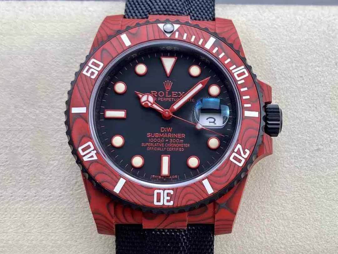 0-55-4 Replica Rolex Submariner VS Factory Red Carbon Fiber Bezel - Image 1