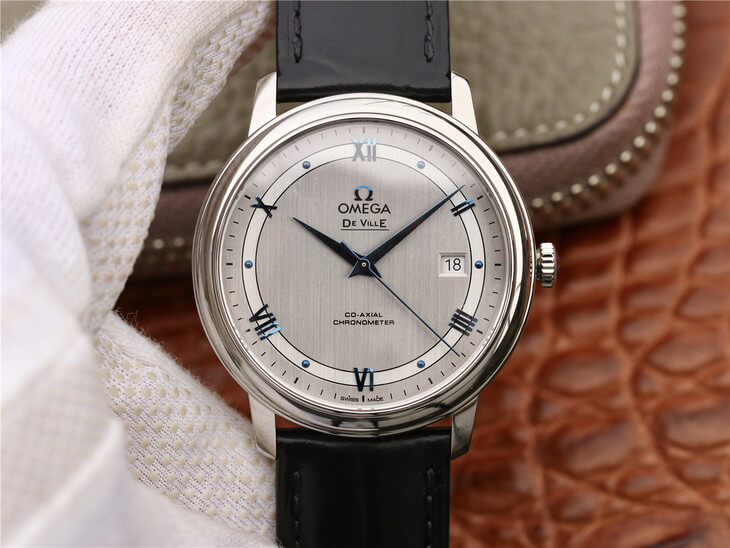 0-554 Replica Omega De Ville 424.13.40.20.02.003 MKS Factory Black Strap - Image 1