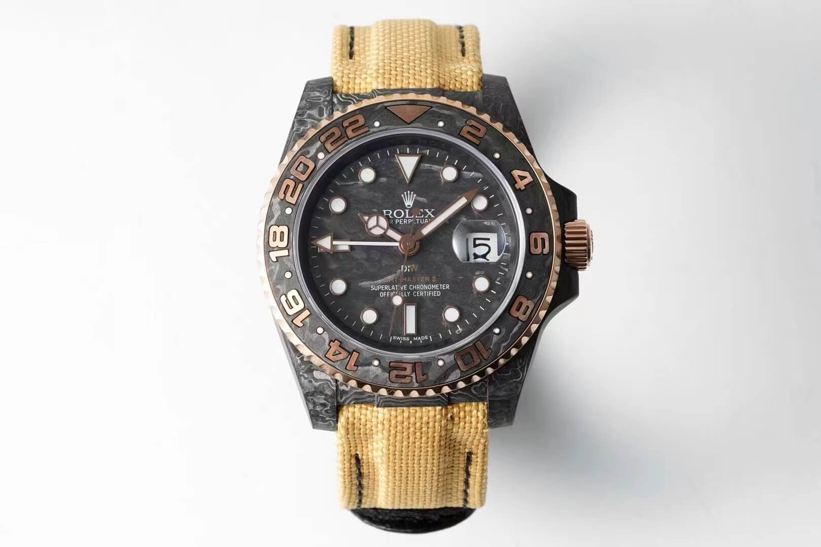 0-568 Replica Rolex GMT-MASTER II Diw Yellow Strap - Image 1