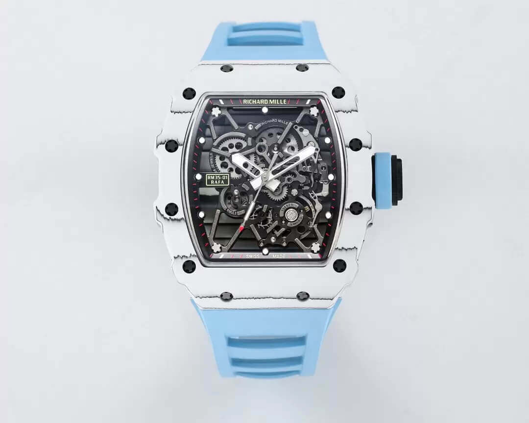 0-57-3 Replica Richard Mille RM35-01 BBR Factory Rubber Strap - Image 1