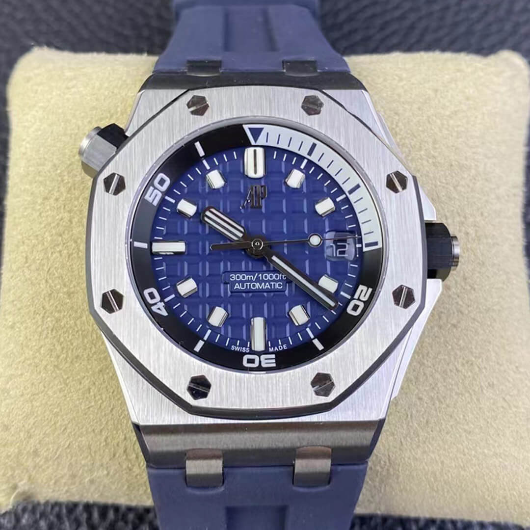0-60-10 Replica Audemars Piguet Royal Oak Offshore 15720ST.OO.A027CA.01 ZF Factory Silver Case - Image 1