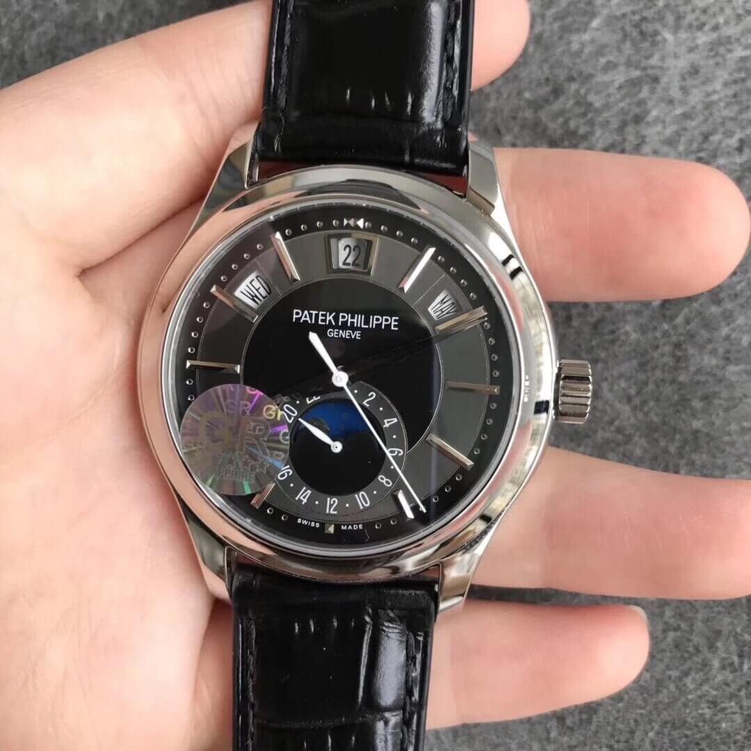 0-619 Replica Patek Philippe Complications 5205G-010 GR Factory Black Strap - Image 1