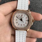 Replica Patek Philippe Aquanaut 5268/200R-001 PPF Factory Diamond-Set Bezel