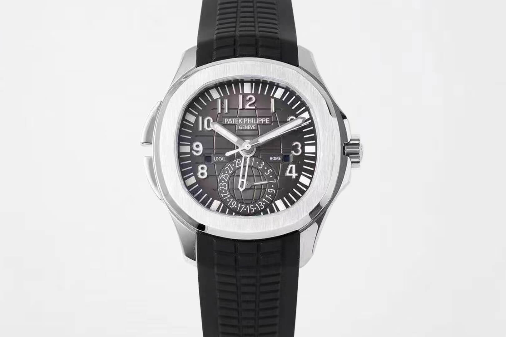 0-7-15 Replica Patek Philippe Aquanaut 5164A-001 ZF Factory Black Strap - Image 1
