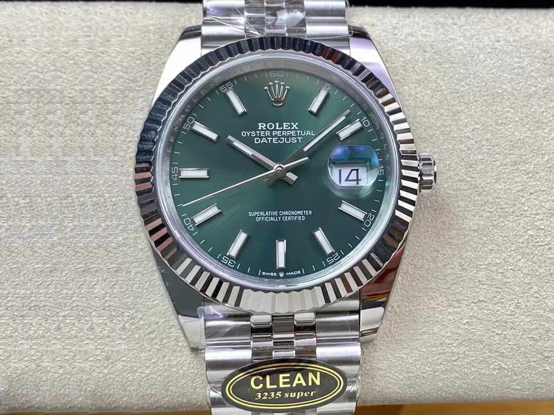 0-78-6 Replica Rolex Datejust M126334-0027 Clean Factory Stainless Steel Strap - Image 1