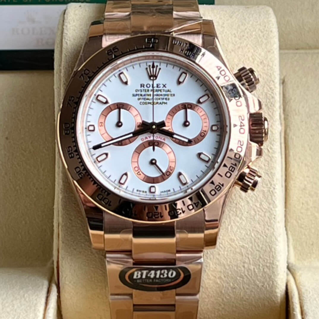 0-80-5 Replica Rolex Daytona M116505-0010 BT Factory Rose Gold Case - Image 1