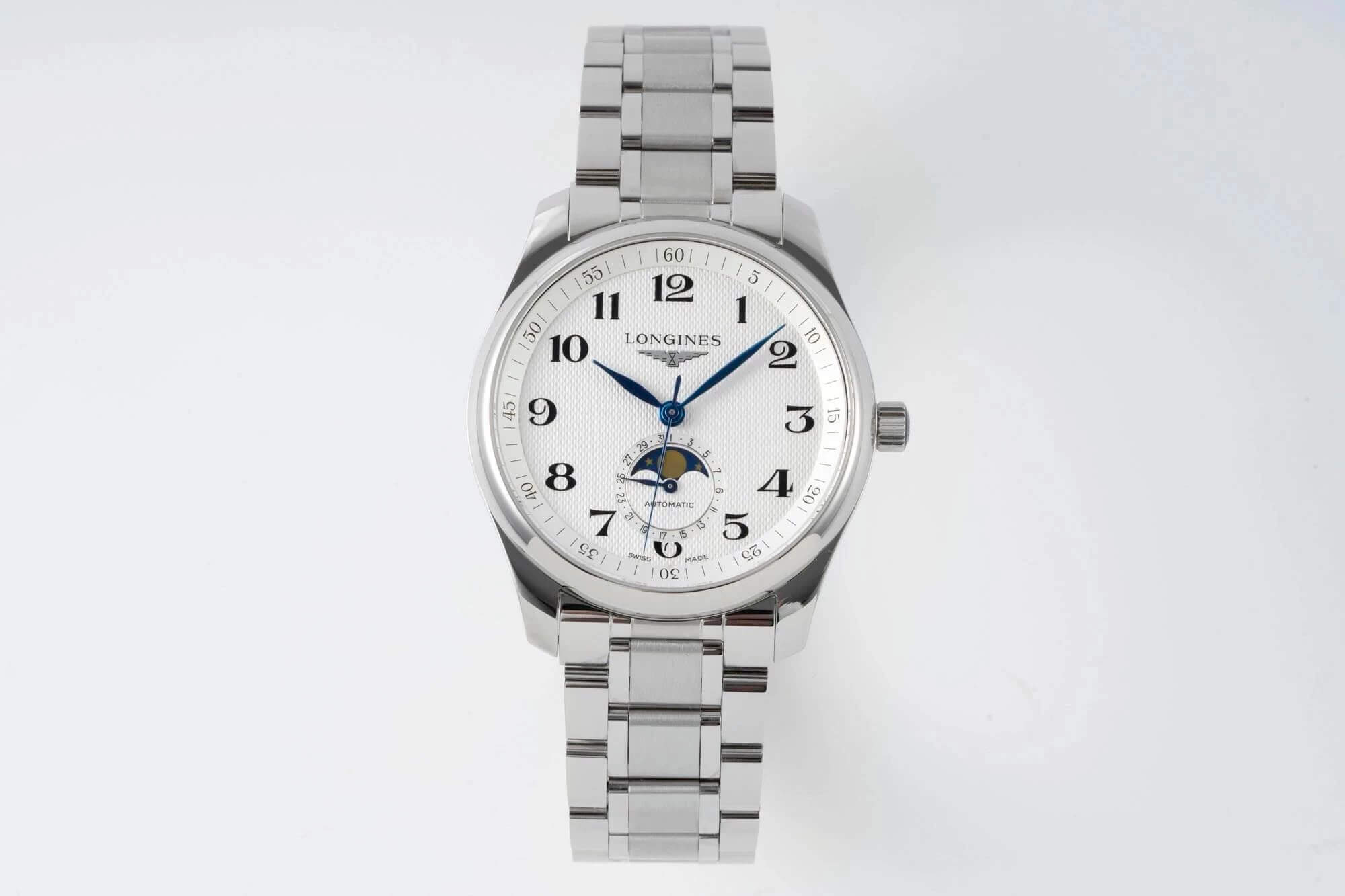 0-81-2 Replica Longines Master Collection L2.909.4.78.6 APS Factory Silver Stainless Steel Dial - Image 1
