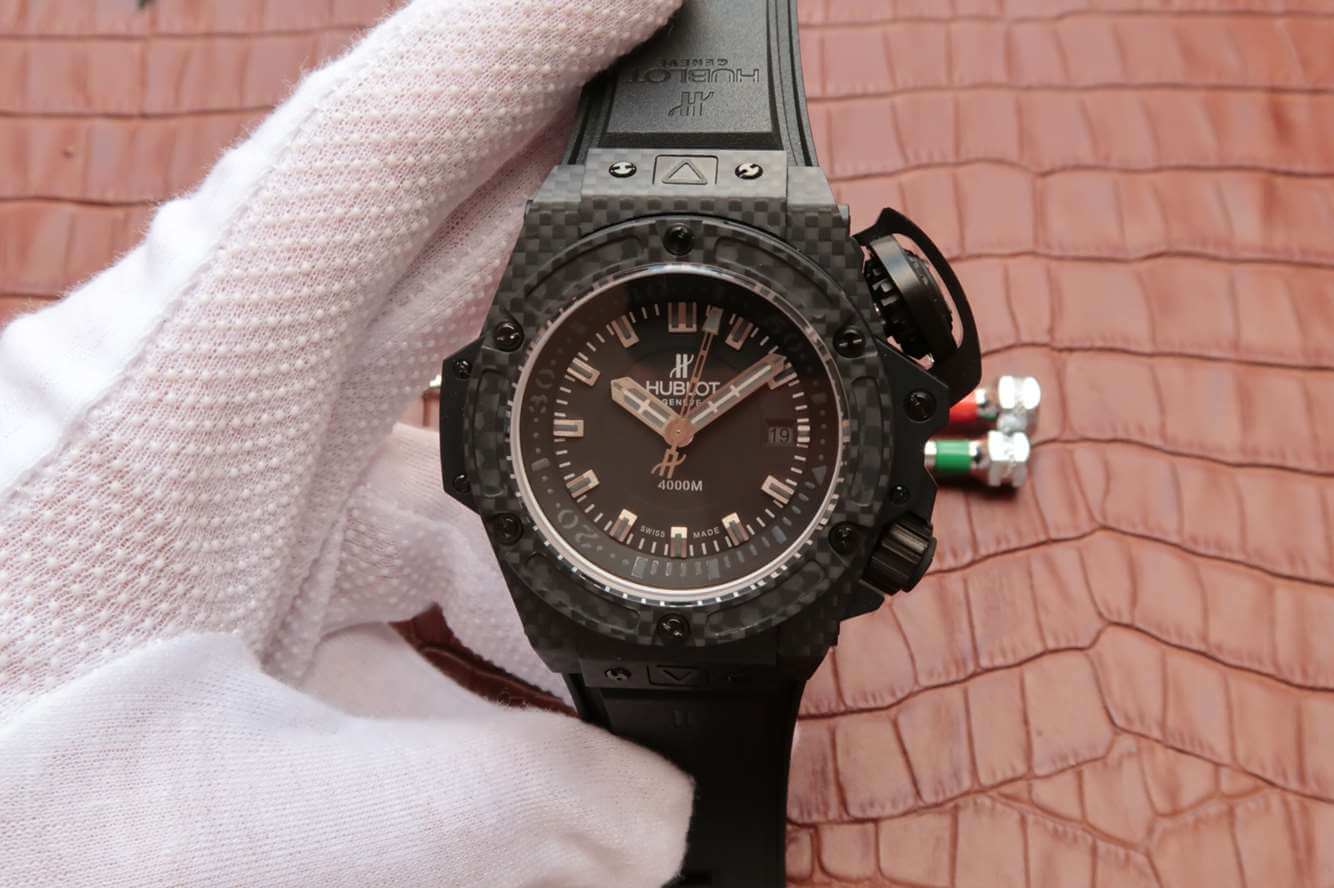 0-87-2 Replica Hublot King Power Oceanographic 4000M 731.QX.1140.RX V6 Factory Black Strap - Image 1