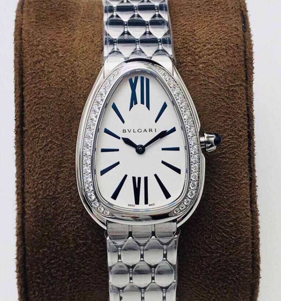 0-93-4 Replica Bvlgari Serpenti 103148 BV Factory Diamond-Set Bezel - Image 1