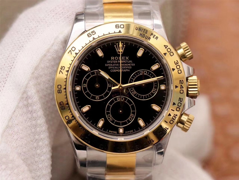 1-6-2 Replica Rolex Daytona Cosmograph m116503-0004 Noob Factory Black Dial - Image 1
