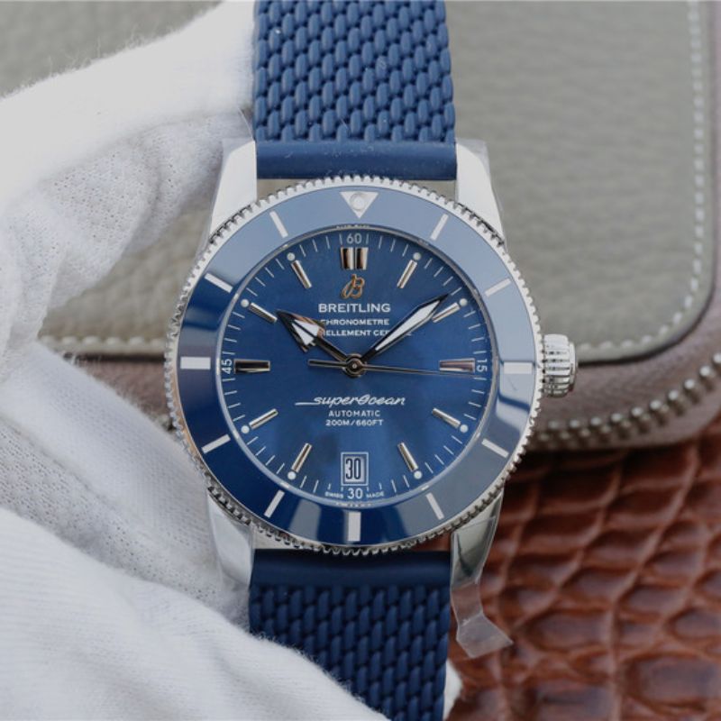 20181201180311243809 Replica Breitling Superocean Heritage II AB2010161C1S1 GF Factory Blue Dial - Image 1