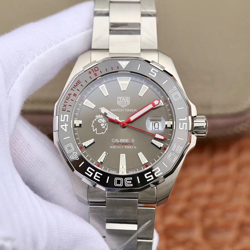 20190402113947903325 Replica Tag Heuer Aquaracer Calibre 5 English Premier League Limited WAY201D.BA0927 Gray Dial - Image 1