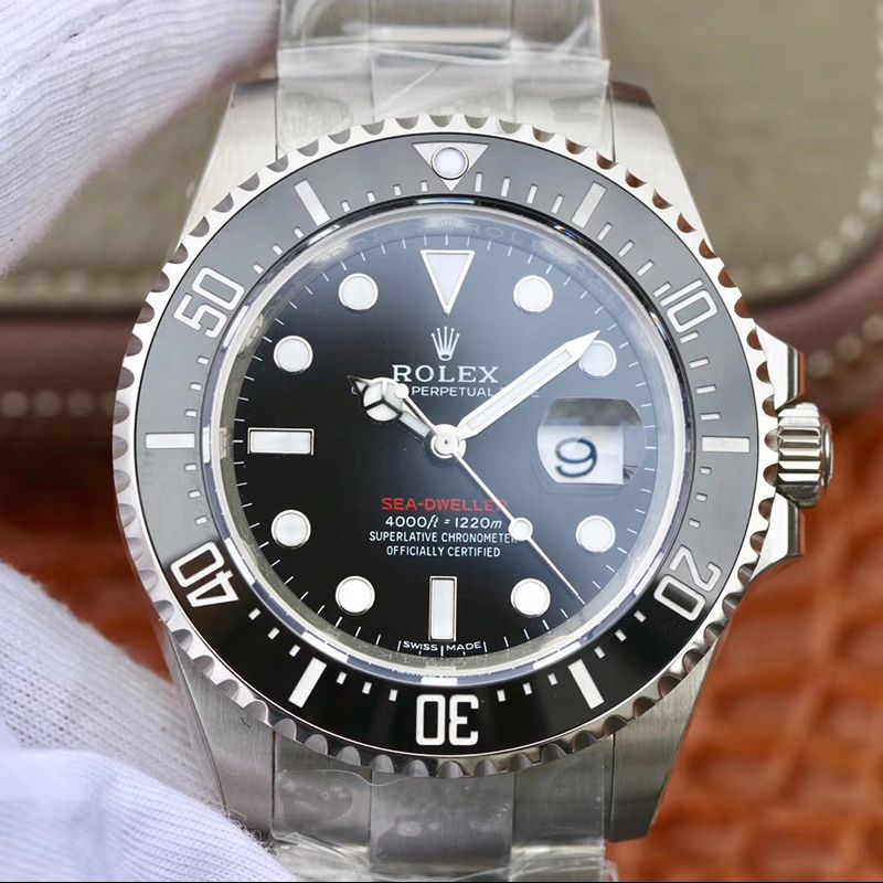 20190426104612240197 Replica Rolex Sea-Dweller 126600 Noob Factory V9 Black Dial - Image 1