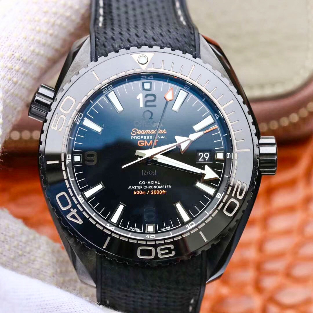20191210152211 Replica Planet Ocean 600M OMEGA Seamaster CO‑AXIAL Master Chronometer 215.92.46.22.01.001 VS Factory - Image 1