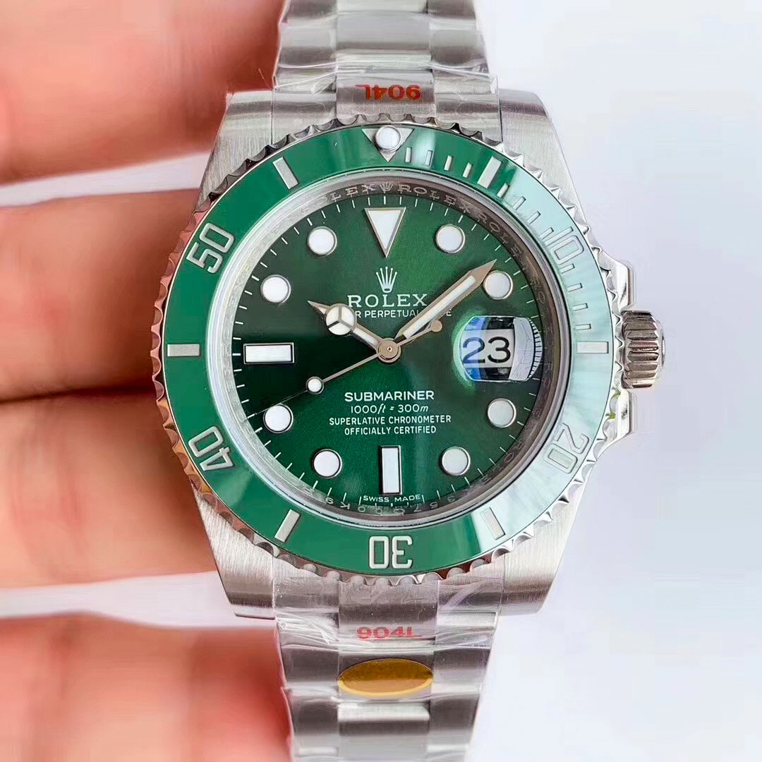 20191211155302 Replica Rolex Submariner Date Oyster 40mm Oystersteel 116610LV Noob Factory V10 Green Dial Watch - Image 1