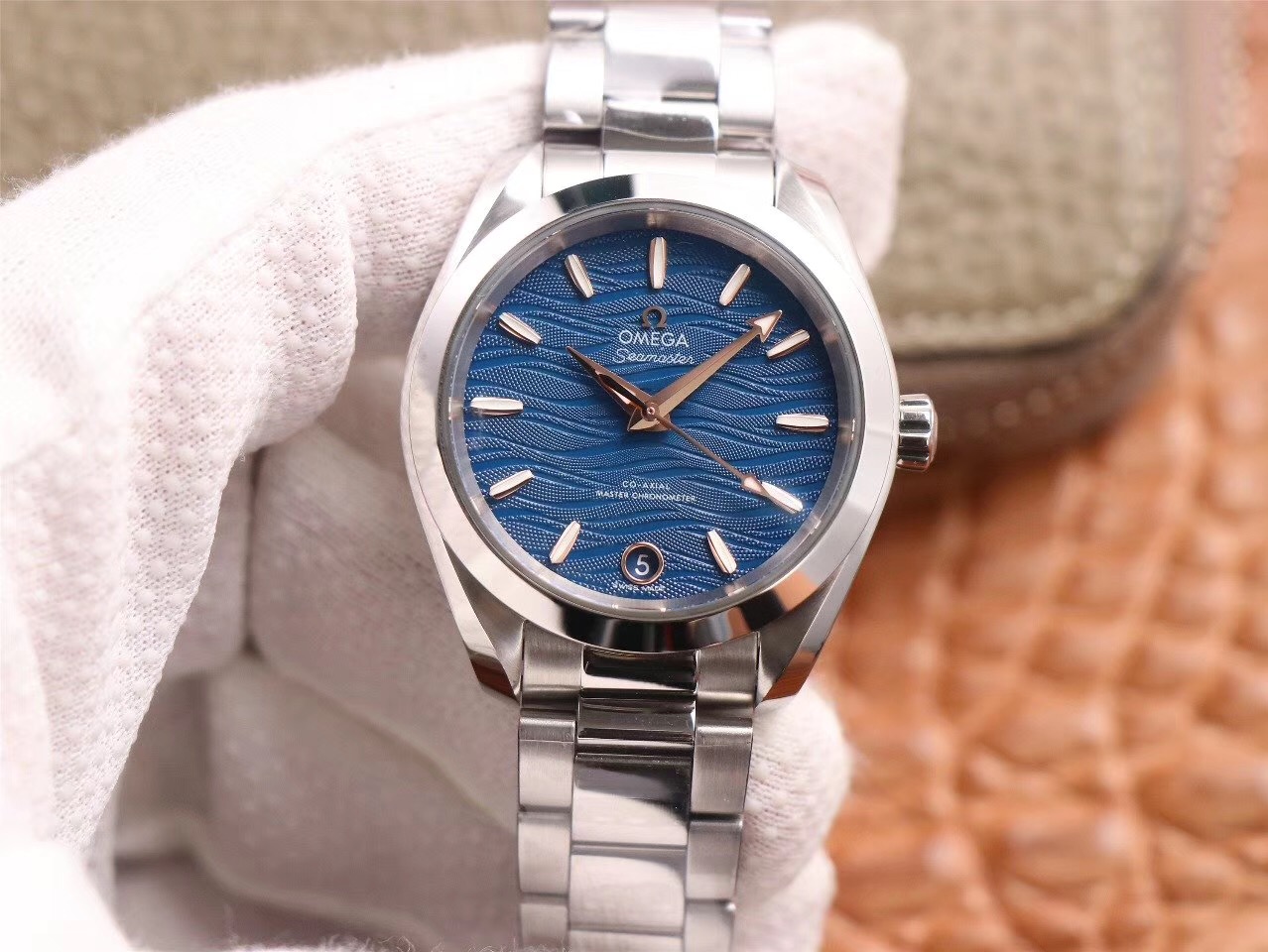 20191218165614 Replica Seamaster Aqua Terra 150M OMEGA CO‑AXIAL Master Chronometer 220.10.38.20.03.002 VS Factory Ladies - Image 1