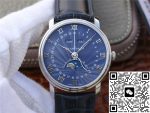 Replica Blancpain Villeret 6654-1529-55B OM Factory Dark Blue Strap - Image 2
