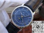 Replica Blancpain Villeret 6654-1529-55B OM Factory Dark Blue Strap - Image 4