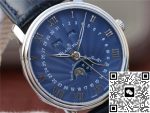 Replica Blancpain Villeret 6654-1529-55B OM Factory Dark Blue Strap - Image 5