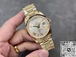 Replica Rolex Day Date M228238-0002 GM Factory Silver Dial - Image 5