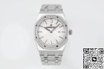 Replica Audemars Piguet Royal Oak Quartz 33MM 67651ST.ZZ.1261ST.01 ZF Factory White Dial Diamond Bezel - Image 2