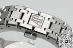 Replica Audemars Piguet Royal Oak Quartz 33MM 67651ST.ZZ.1261ST.01 ZF Factory White Dial Diamond Bezel - Image 10