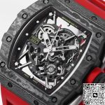 Replica Richard Mille RM35-02 BBR Factory Skeleton Dial Red Rubber Strap - Image 8