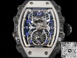 Replica Richard Mille RM21-01 RM Factory Skeleton Dial Black Strap - Image 3