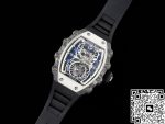 Replica Richard Mille RM21-01 RM Factory Skeleton Dial Black Strap - Image 4