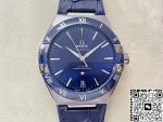 Replica SBF Omega Constellation 131.33.41.21.03.001 VS Factory Blue Leather Strap - Image 2