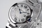Replica Ballon Bleu De Cartier Quartz 33MM W6920084 AF Factory Silver Stainless Steel - Image 4