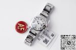 Replica Ballon Bleu De Cartier Quartz 33MM W6920084 AF Factory Silver Stainless Steel - Image 10