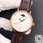 Replica IWC Portofino Moon Phase IW459401 MKS Factory Brown Strap - Image 4