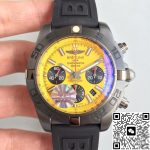 Replica Breitling Chronomat 44 Blacksteel MB0111C3/I531/262S/M20DSA.2 GF Factory Yellow Dial - Image 2