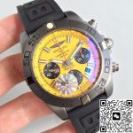 Replica Breitling Chronomat 44 Blacksteel MB0111C3/I531/262S/M20DSA.2 GF Factory Yellow Dial - Image 3