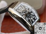 Replica Franck Muller Vanguard V45-04 Black Leather Strap Black Dial - Image 6