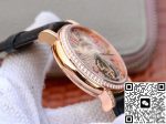 Replica Franck Muller Round Color Dreams Tourbillon 18K Rose Gold Diamond Dial - Image 6