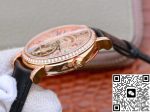 Replica Franck Muller Round Color Dreams Tourbillon 18K Rose Gold Diamond Dial - Image 7
