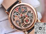 Replica Franck Muller Round Color Dreams Tourbillon 18K Rose Gold Diamond Dial - Image 8