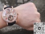 Replica Franck Muller Round Color Dreams Tourbillon 18K Rose Gold Diamond Dial - Image 11