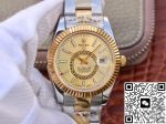 Replica Rolex SKY-DWELLER 326938-72418 Gold Dial - Image 2