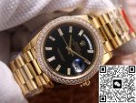 Replica Rolex Day Date M228348RBR-0001 EW Factory Diamond-Set Bezel - Image 4