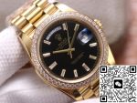 Replica Rolex Day Date M228348RBR-0001 EW Factory Diamond-Set Bezel - Image 5