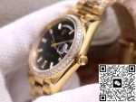 Replica Rolex Day Date M228348RBR-0001 EW Factory Diamond-Set Bezel - Image 6
