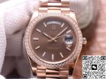 Replica Rolex Day Date M228345RBR-0005 EW Factory Diamond-Set Bezel - Image 2